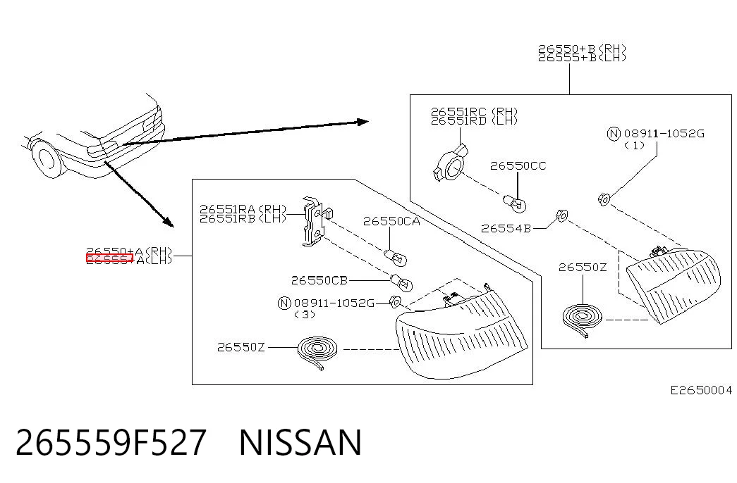 265559F527 Nissan/Infiniti