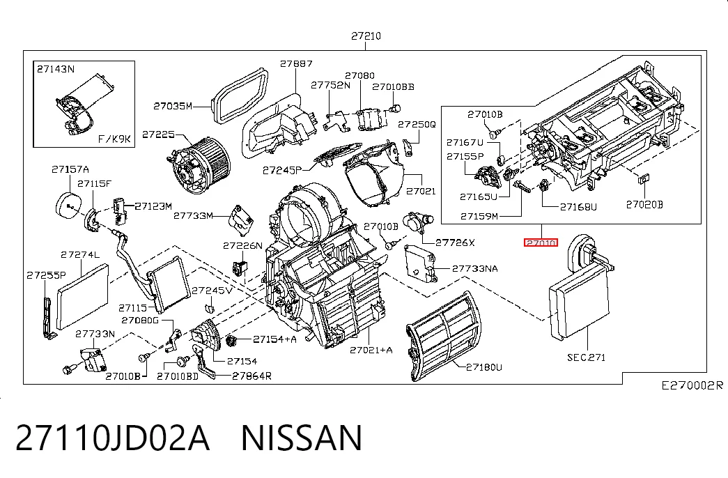 27110JD02A Nissan/Infiniti