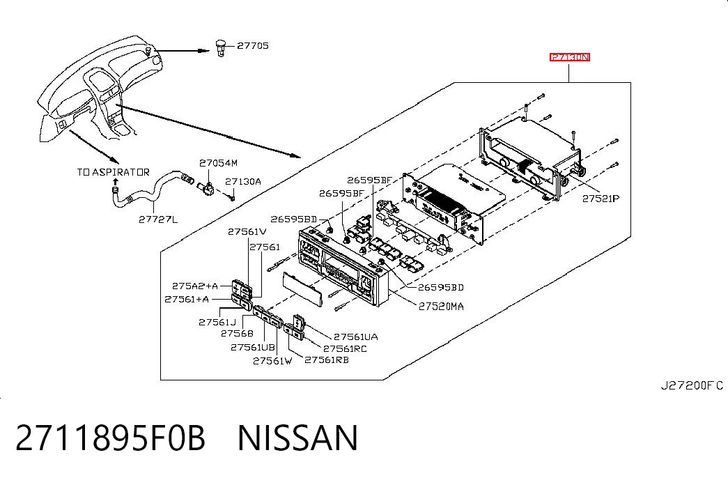 Unidade de controlo dos modos de aquecimento/condicionamento para Nissan Almera CLASSIC B10RS