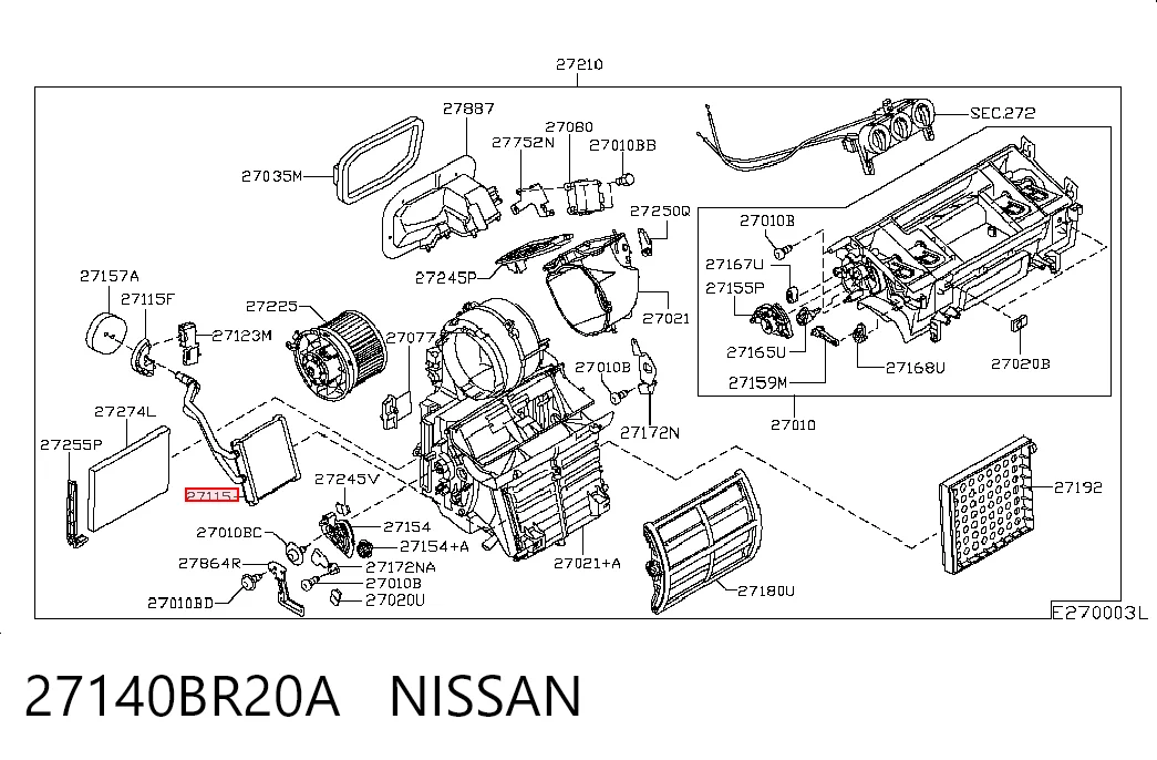 27140BR20A Nissan/Infiniti