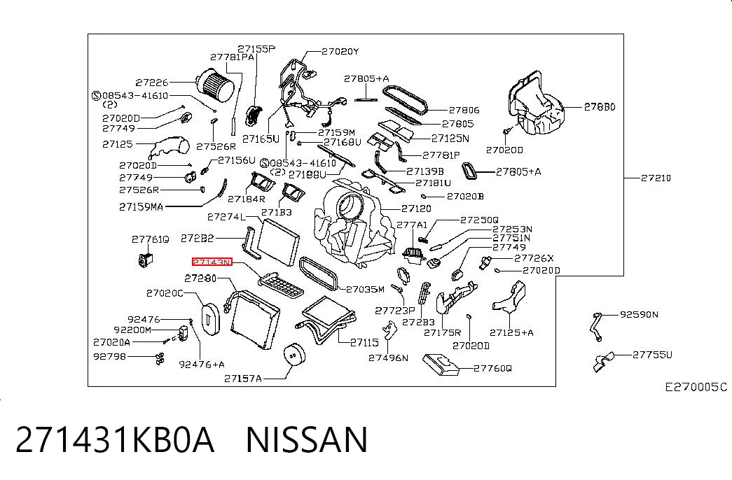 271431KB0A Nissan/Infiniti