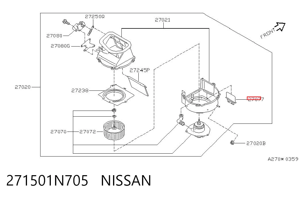 271501N705 Nissan/Infiniti