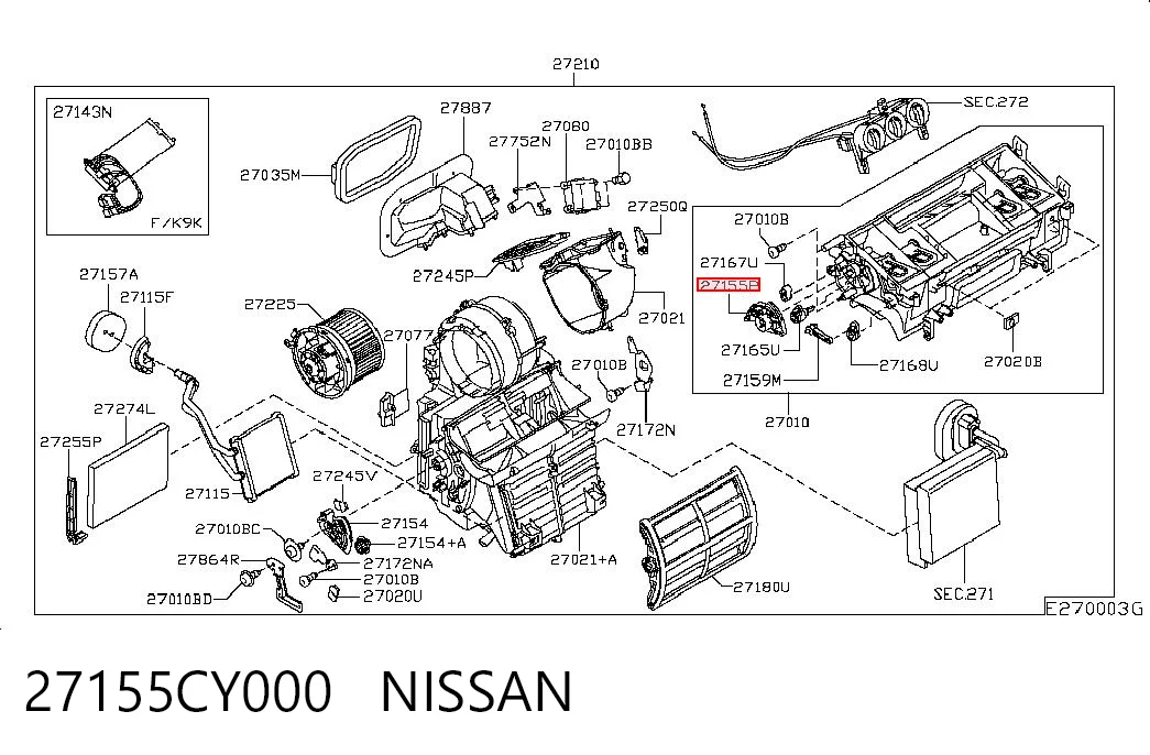 27155CY000 Nissan/Infiniti