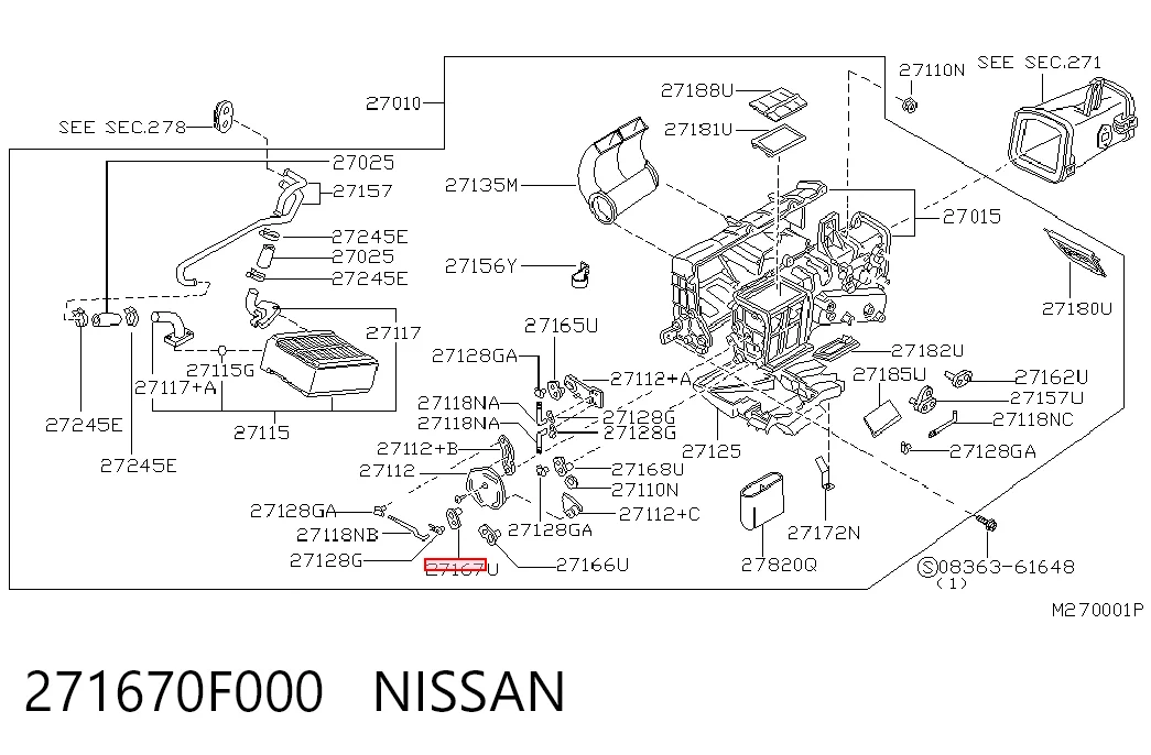 271670F000 Nissan/Infiniti