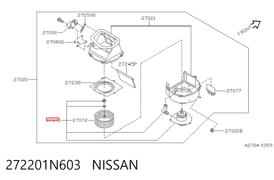 272201N603 Nissan/Infiniti