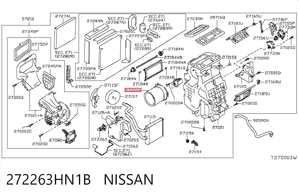 272263HN1B Nissan/Infiniti