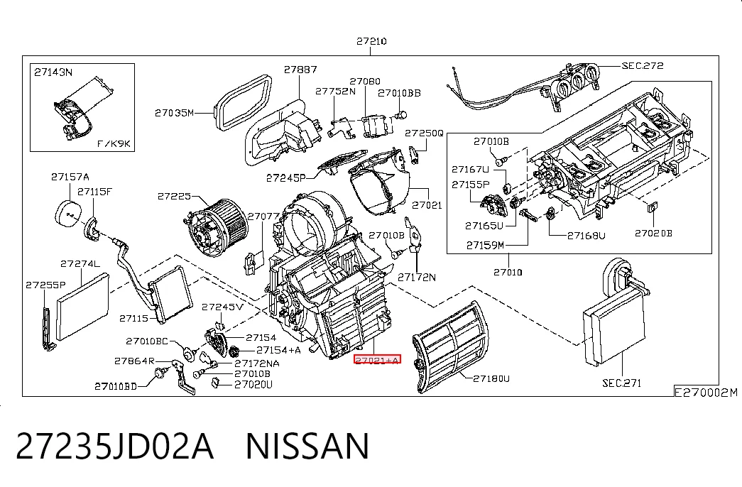 27235JD02A Nissan/Infiniti