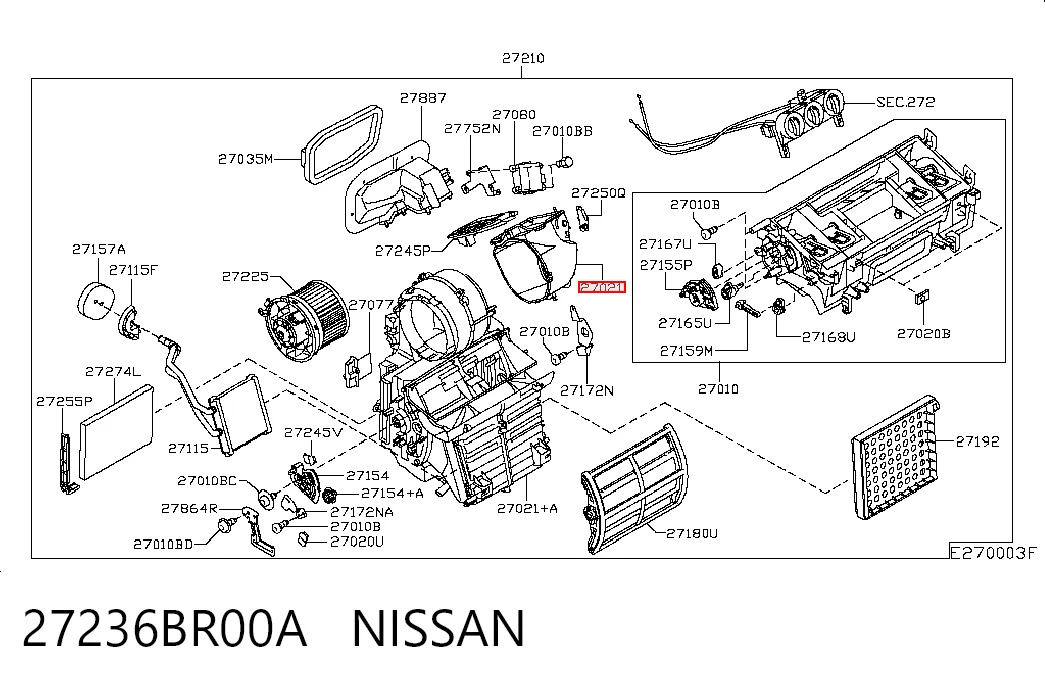 27236BR00A Nissan/Infiniti