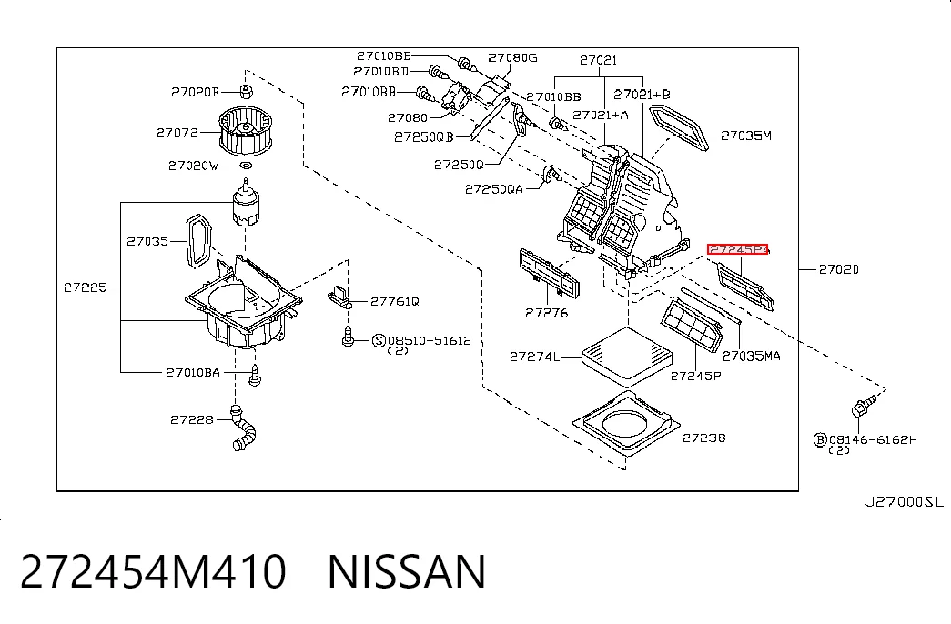 272454M410 Nissan/Infiniti