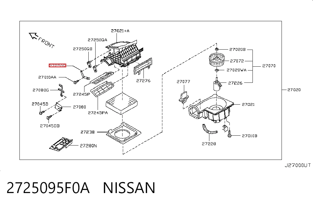 2725095F0A Nissan/Infiniti
