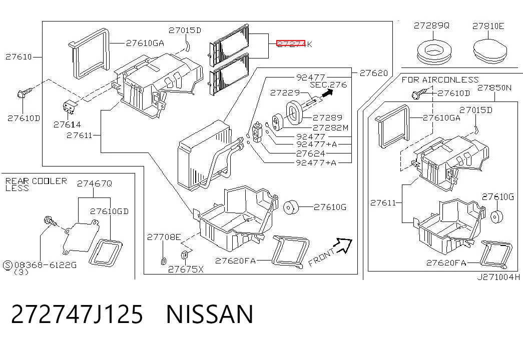  para Nissan Patrol  (Y61)