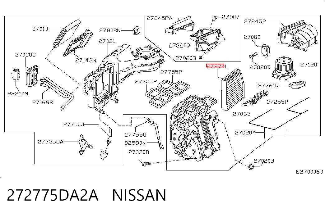 272775DA2A Nissan/Infiniti