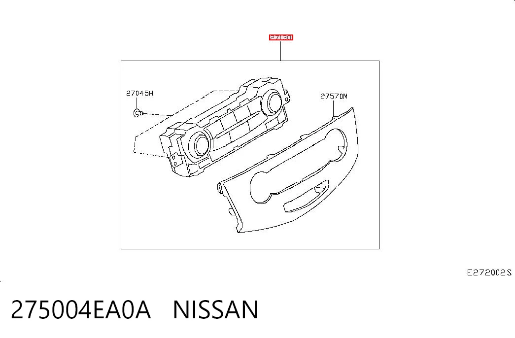Unidade de controlo dos modos de aquecimento/condicionamento Nissan Qashqai II J11 ao melhor preço