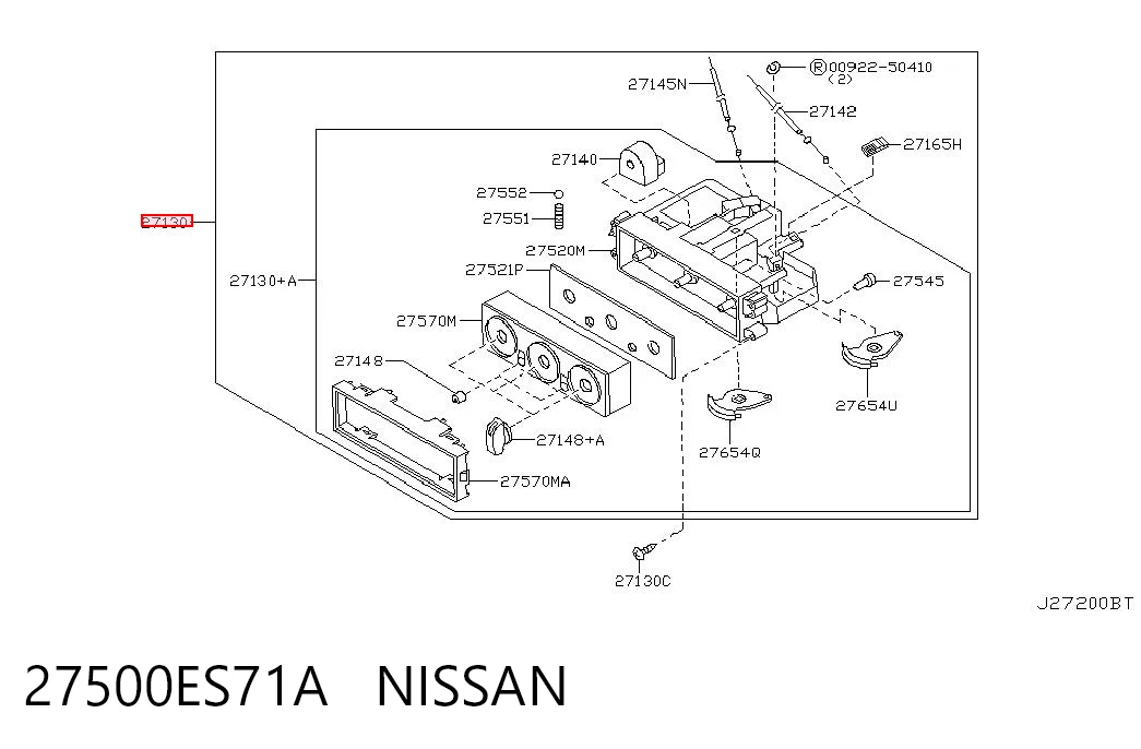 27500ES71A Nissan/Infiniti