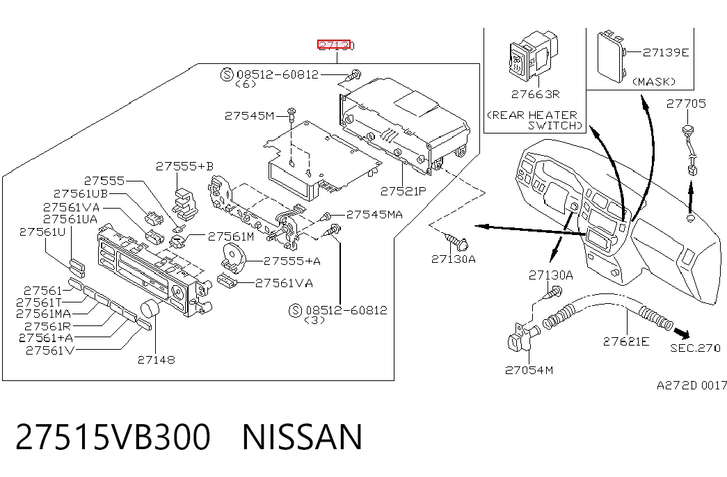 27515VB300 Nissan/Infiniti