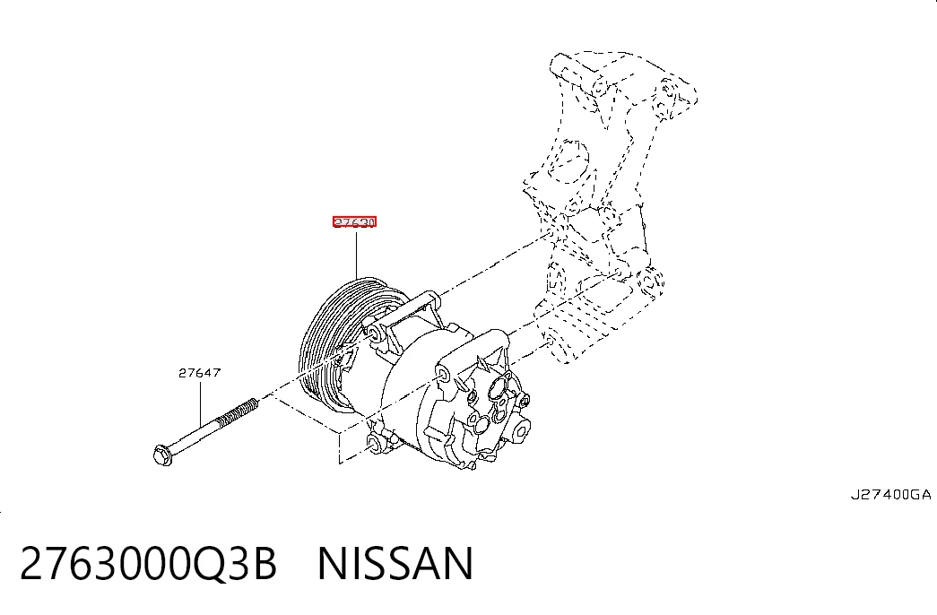 Compressor de aparelho de ar condicionado 8200953359 VAG