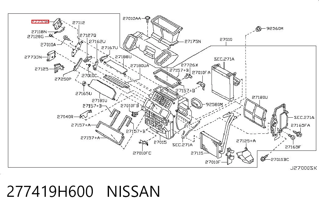 277419H600 Nissan/Infiniti