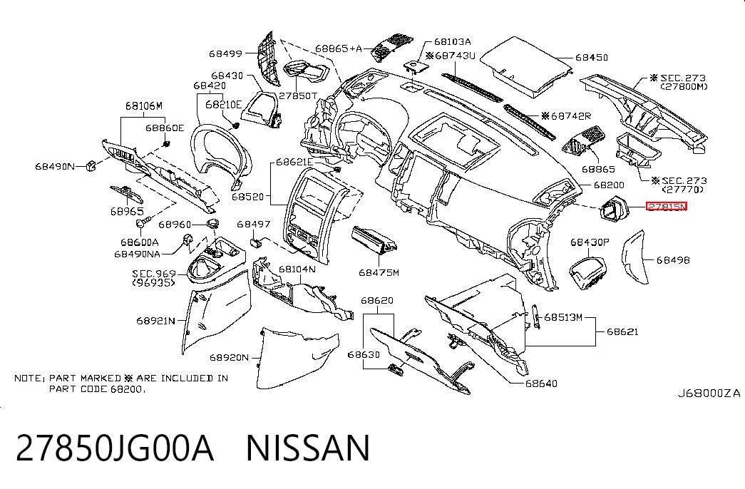 27850JG00A Nissan/Infiniti
