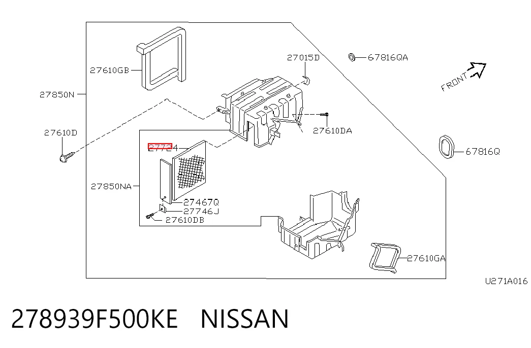 278939F500KE Nissan/Infiniti