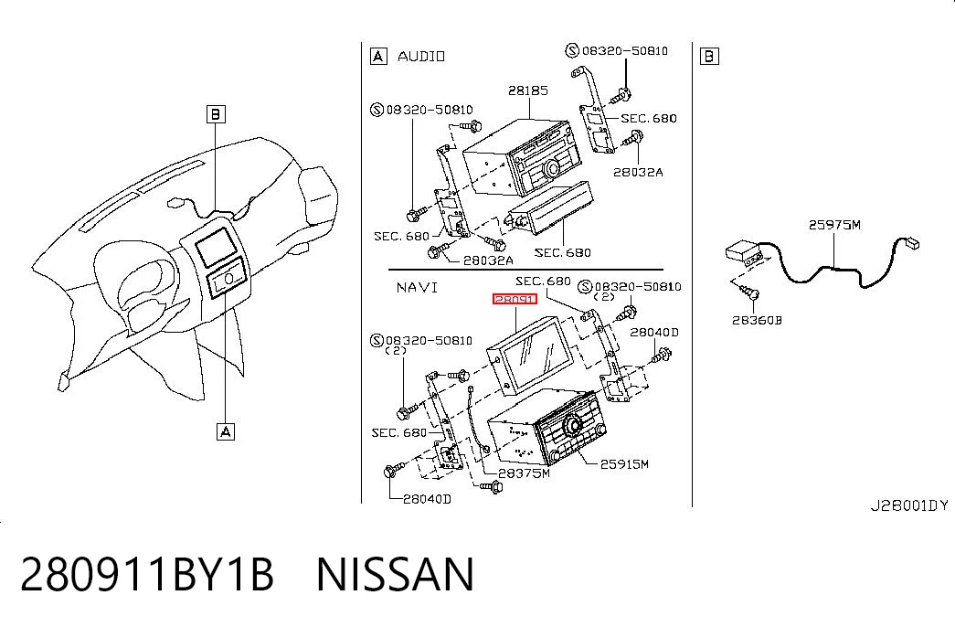Mostrador multifuncional Nissan X-Trail T31 ao melhor preço