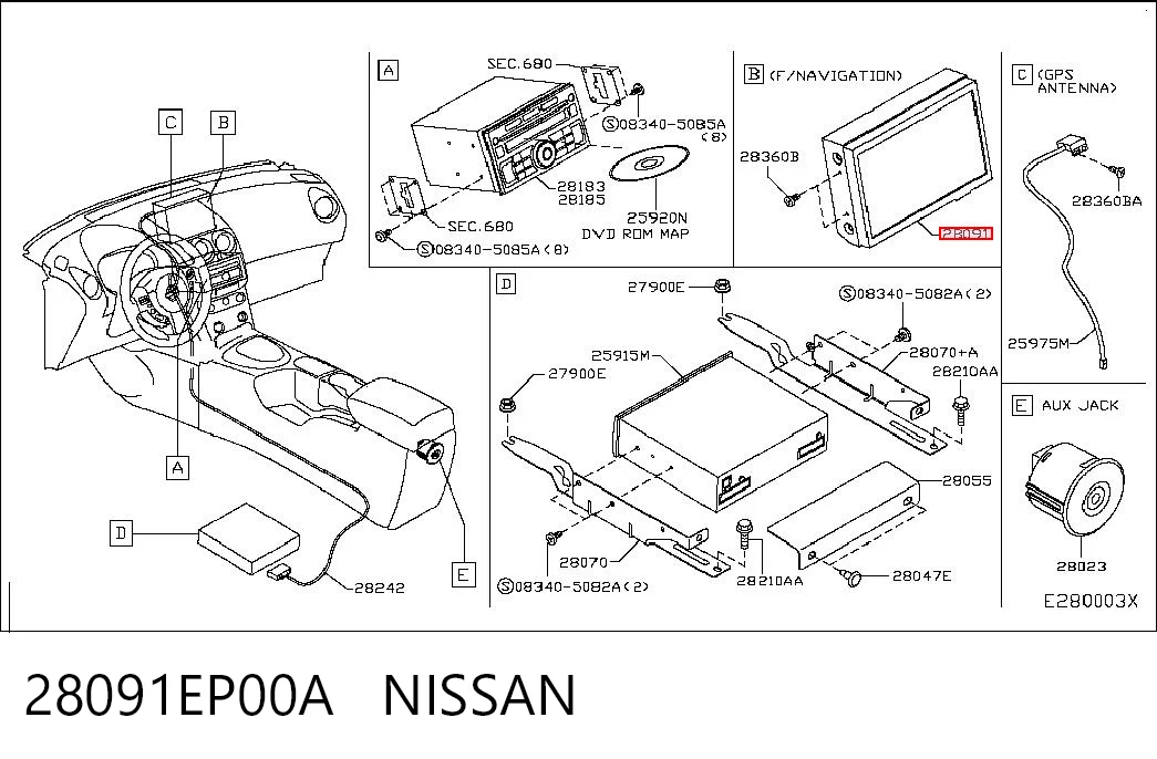 Mostrador multifuncional para Nissan Qashqai I J10