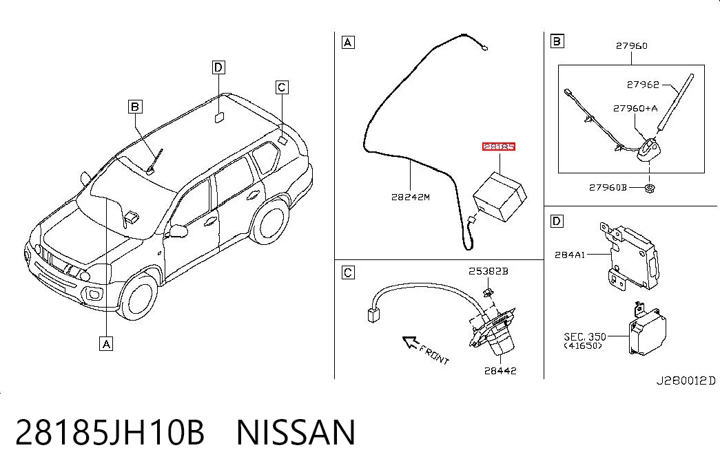 Aparelhagem de som (rádio AM/FM) para Nissan X-Trail  T31