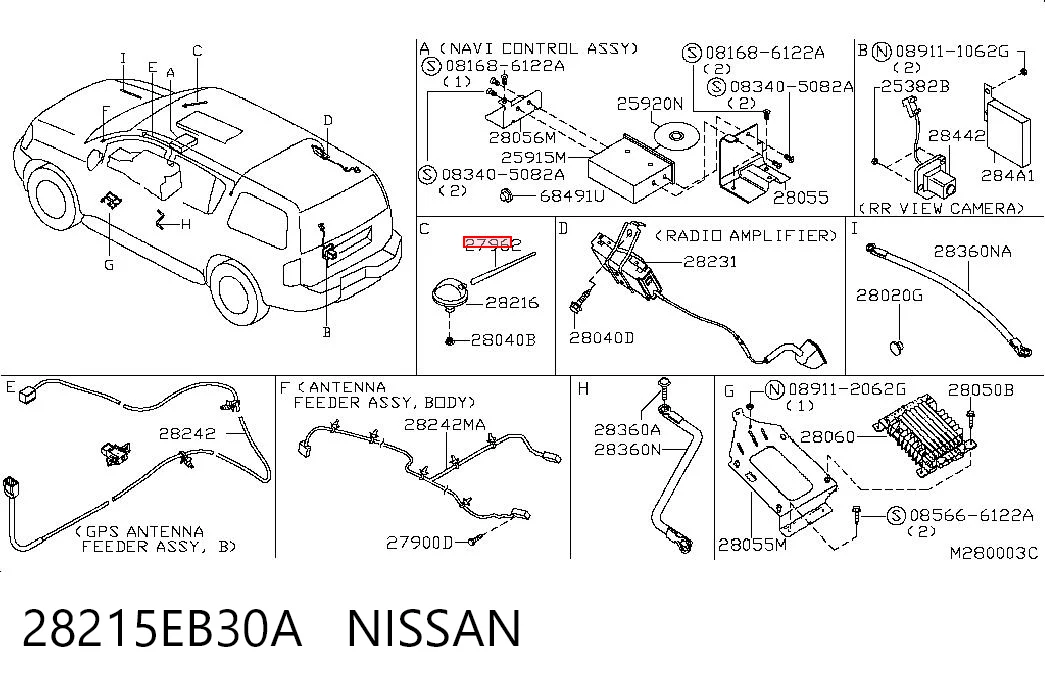 28215EB30A Nissan/Infiniti