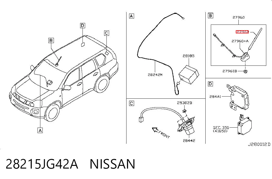 28215JG42A Nissan/Infiniti