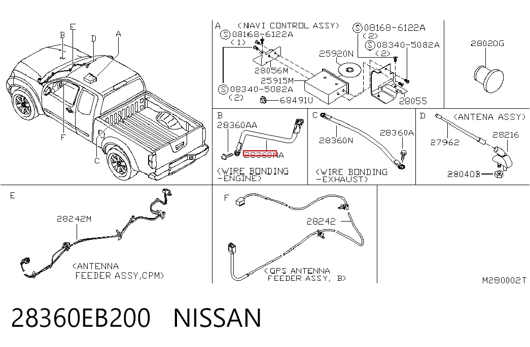 28360EB200 Nissan/Infiniti