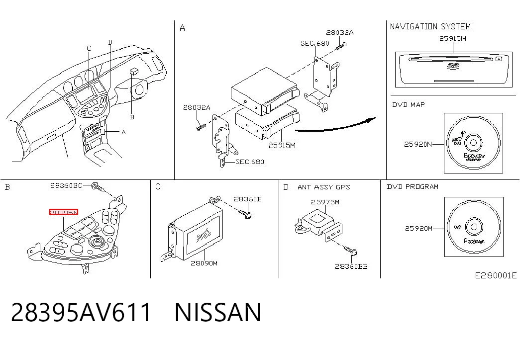 Unidade de controlo dos modos de aquecimento/condicionamento Nissan Primera P12 ao melhor preço