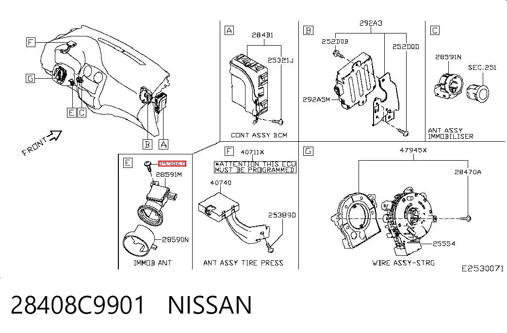 28408C9901 Nissan/Infiniti