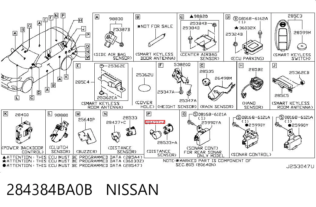 284384BA0B Nissan/Infiniti