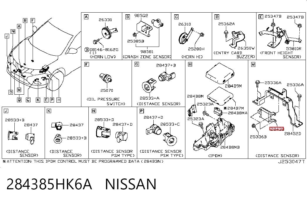 284385HK6A Nissan/Infiniti Unidade de controlo de cruzeiro