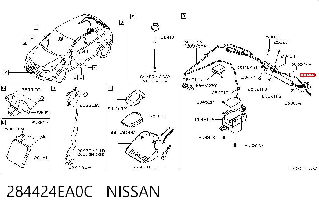 284424EA0C Nissan/Infiniti
