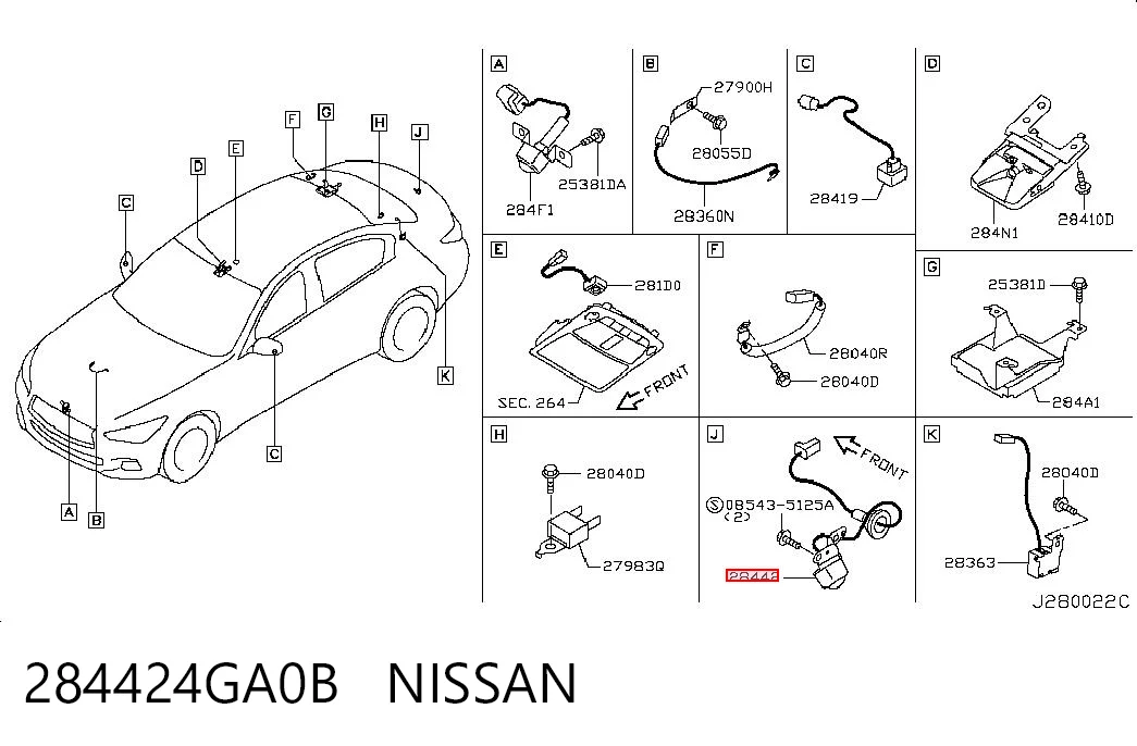 284424GA0B Nissan/Infiniti 