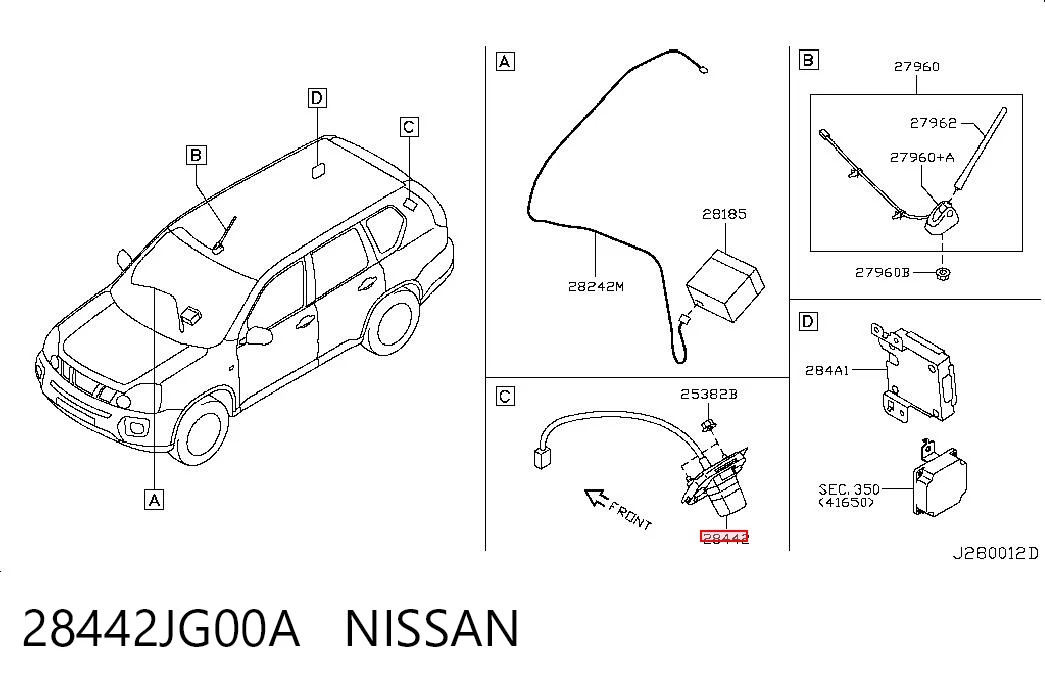 28442JG00A Nissan/Infiniti