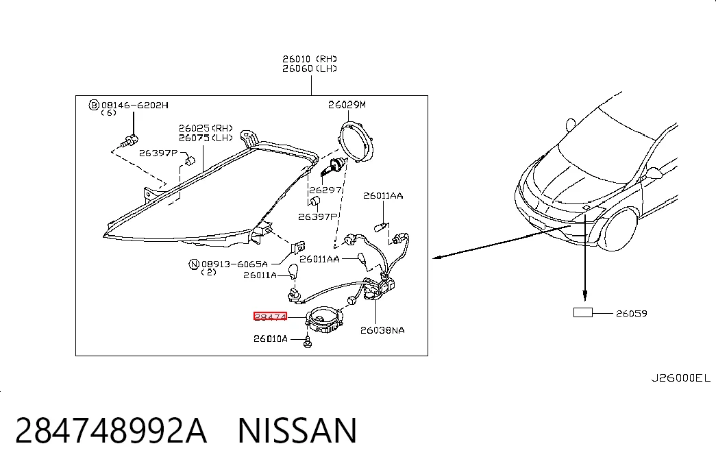 284748992A Nissan/Infiniti Xénon, unidade de controlo