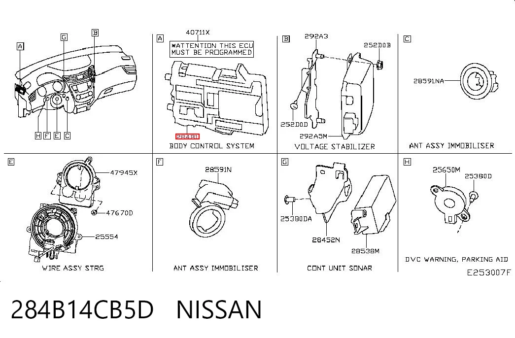 284B14CB5D Nissan/Infiniti