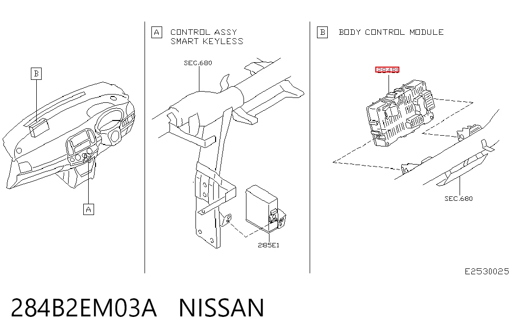 Unidade de conforto para Nissan Micra  K12