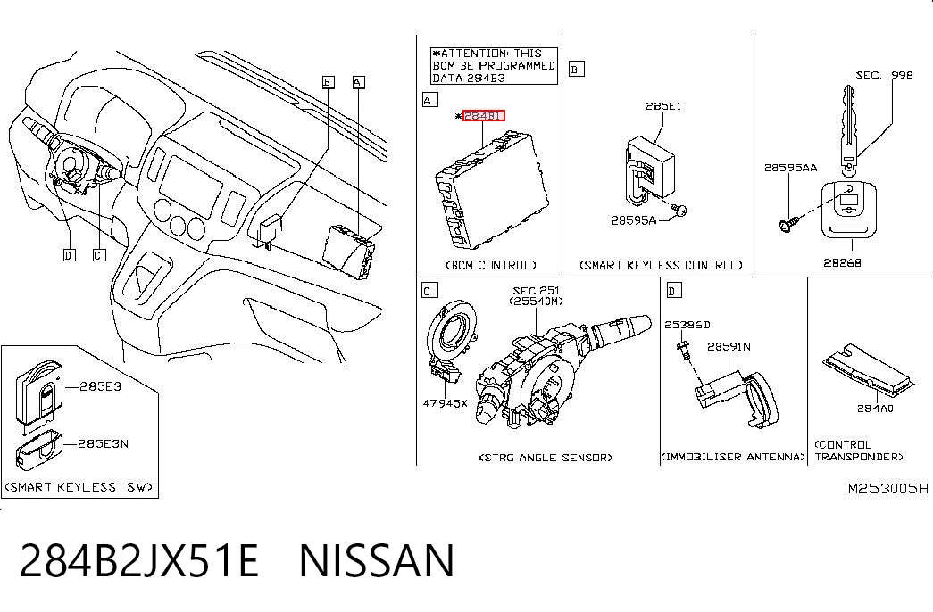 284B2JX51E Nissan/Infiniti