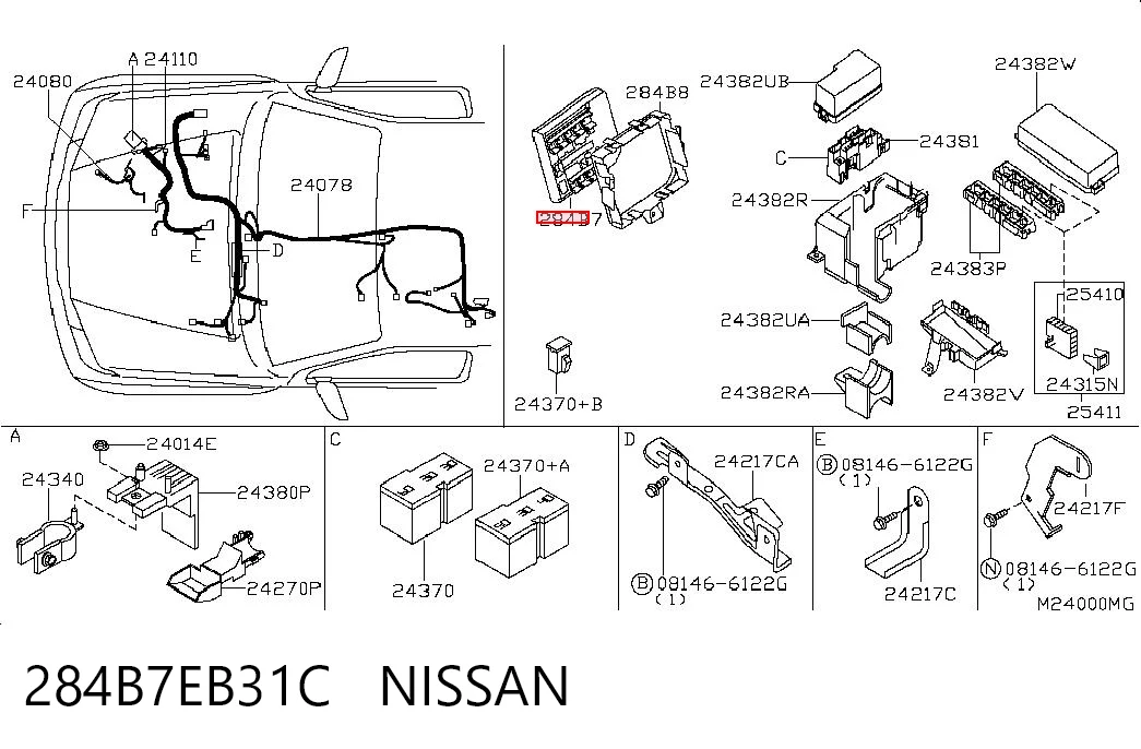284B7EB31C Nissan/Infiniti