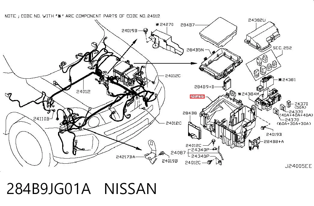 284B9JG01A Nissan/Infiniti