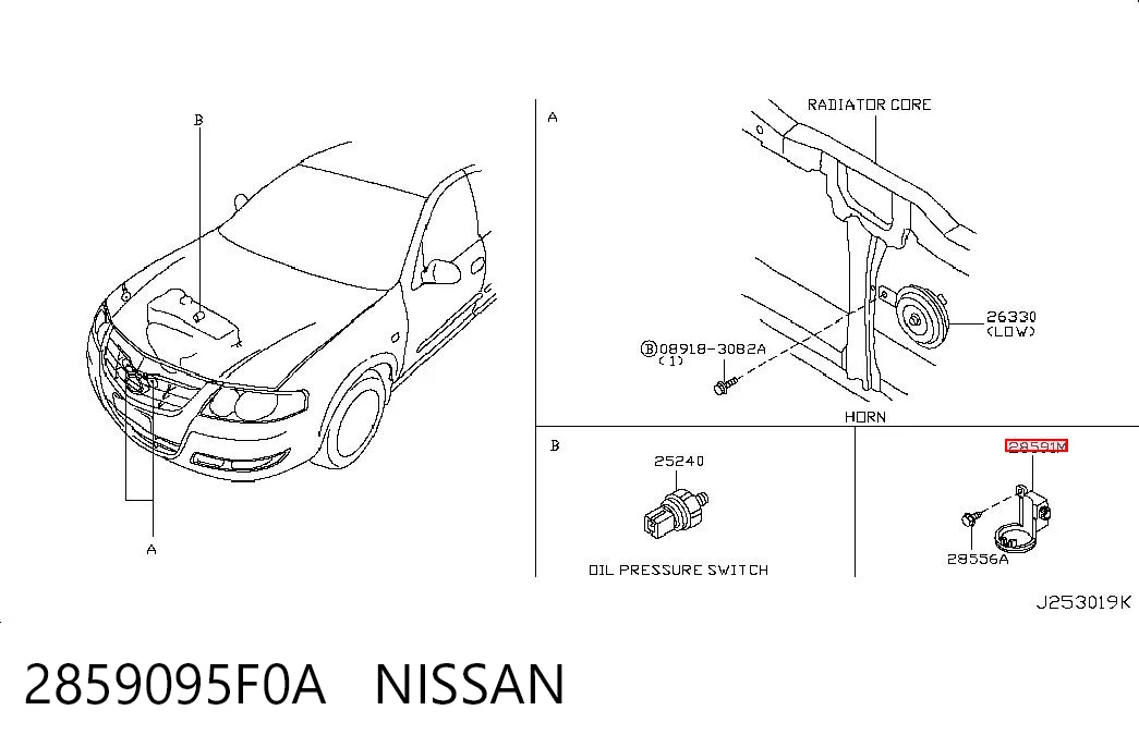 2859095F0A Nissan/Infiniti