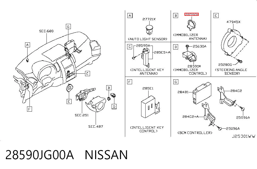 28590JG00A Nissan/Infiniti