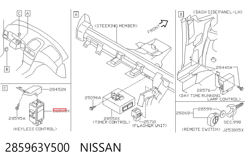 285963Y500 Nissan/Infiniti