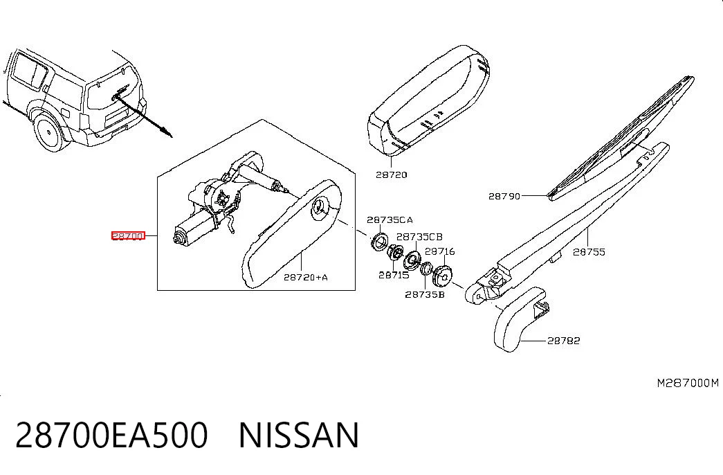 28700EA500 Nissan/Infiniti