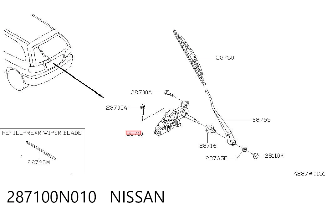 287100N010 Nissan/Infiniti