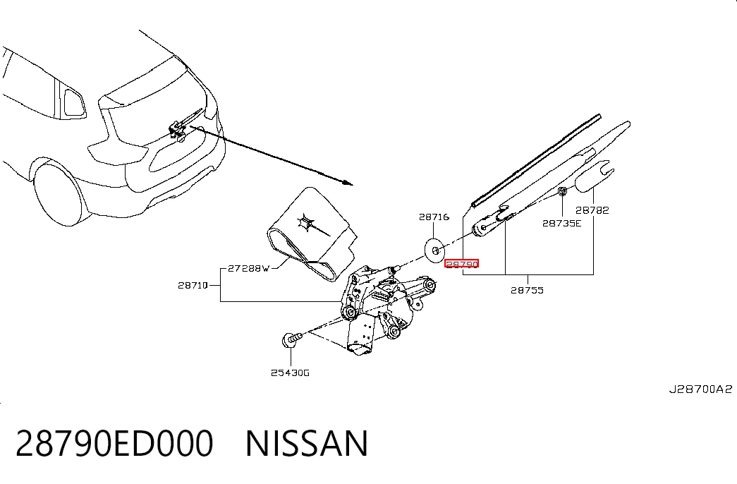 Limpa-pára-brisas de vidro traseiro para Ford Fiesta Mk6 CB1