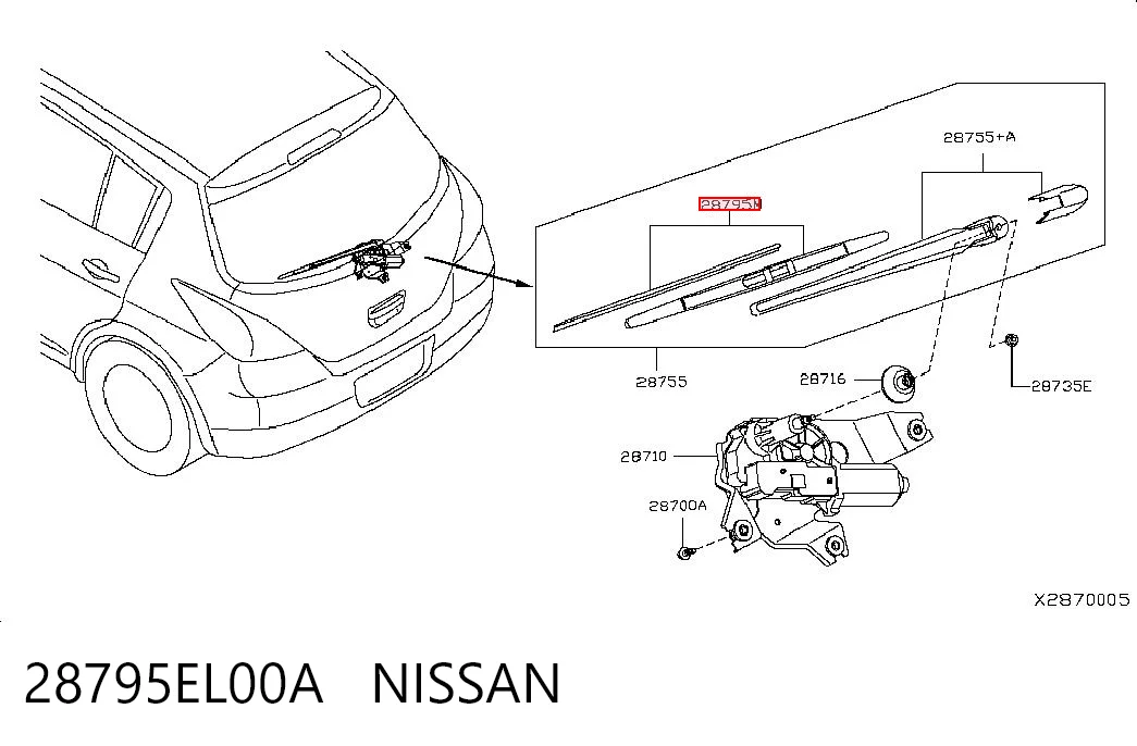 28795EL00A Nissan/Infiniti