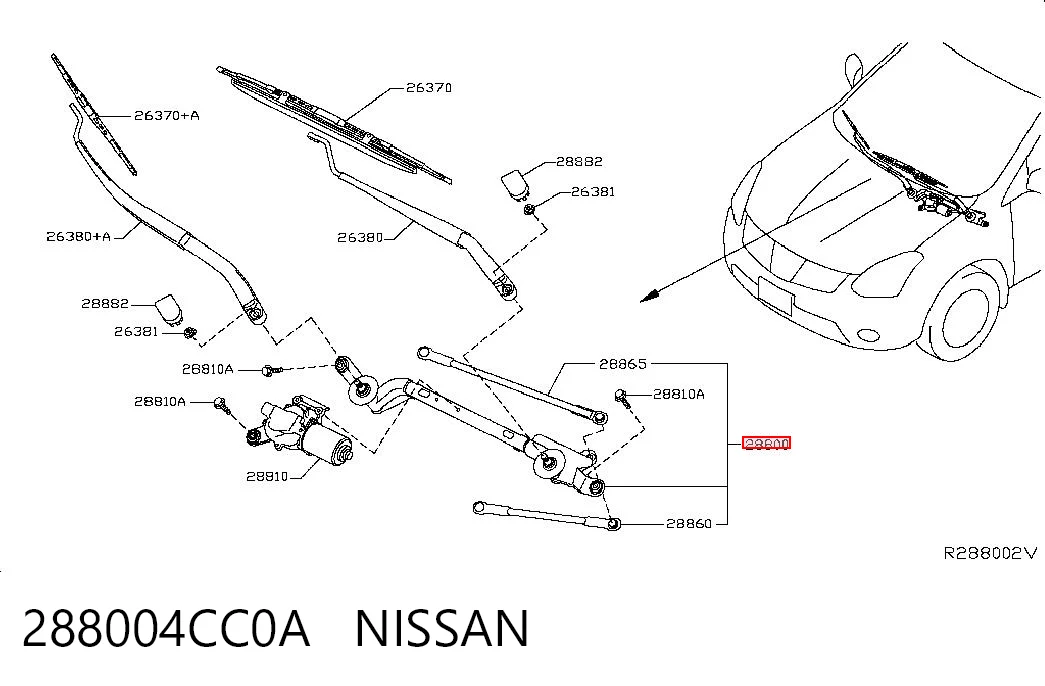 288004CC0A Nissan/Infiniti
